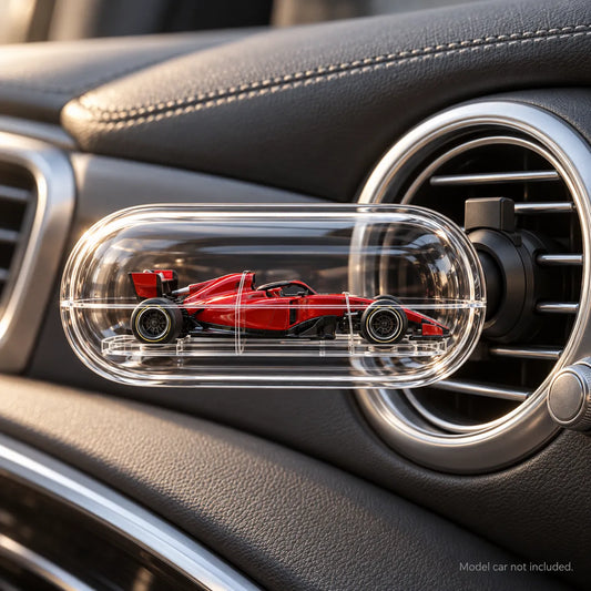 1:64 In-Car Model Display Case — Clear Capsule