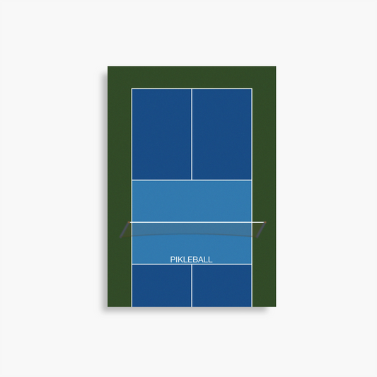 【Premium】Acrylic PickleBall Paddle Wall Mount Display Board Blue & Green