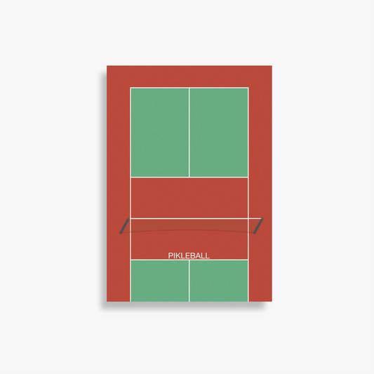 【Premium】Acrylic PickleBall Paddle Wall Mount Display Board Red & Green