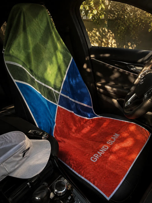 Grand Slam Oversized Tennis Towel for Court, Gym & Car Seat Protection