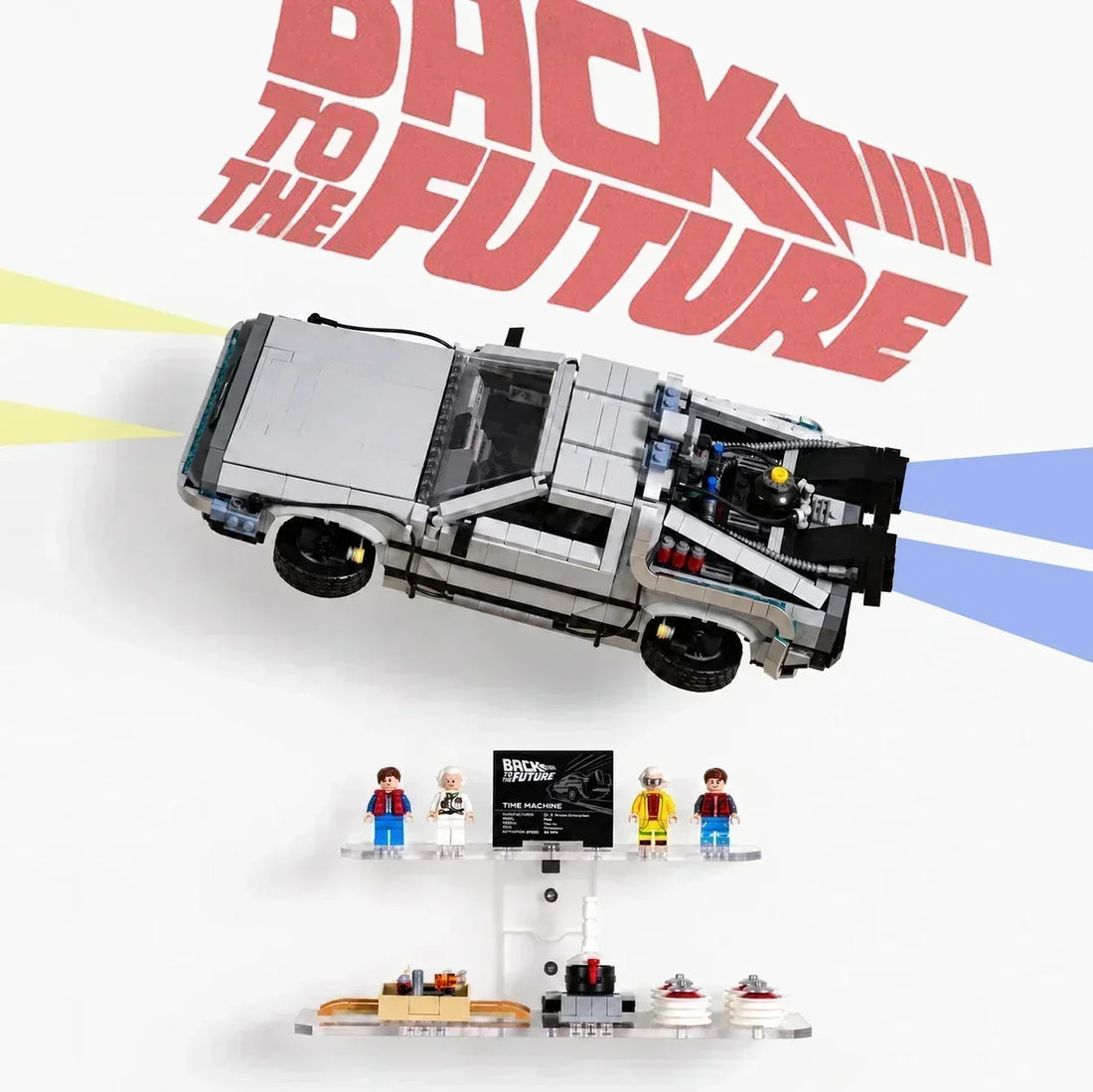 From Shelf to Wall: Give Your LEGO Back to the Future Time Machine a Place of Its Own