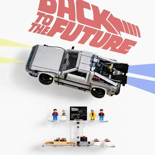 From Shelf to Wall: Give Your LEGO Back to the Future Time Machine a Place of Its Own
