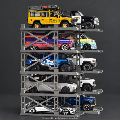 1:64 Modular Car Display Rack — 10-Space Kit