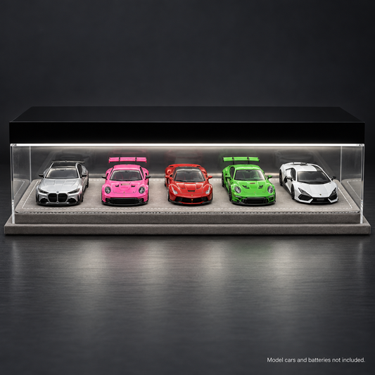 1:64 & 1:43 Acrylic Display Case — Grey Base
