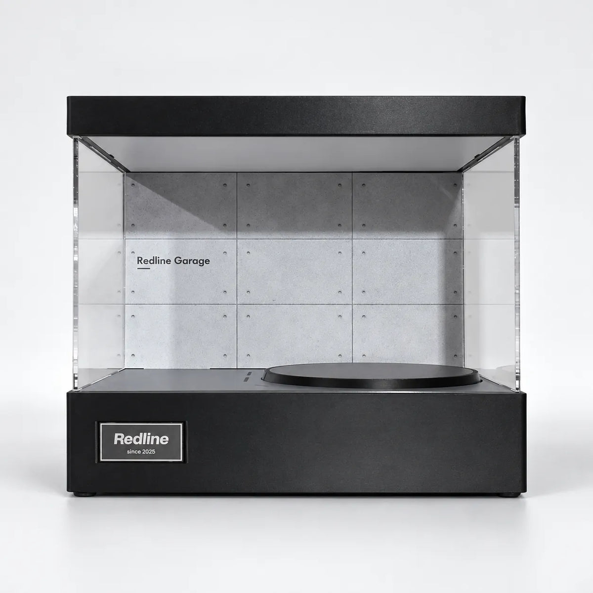 1:64 Rotating LED Display Case — Concrete Style