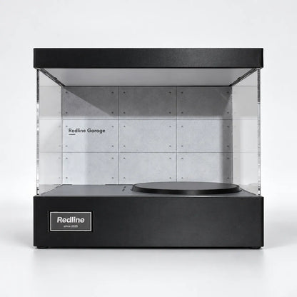 1:64 Rotating LED Display Case — Concrete Style