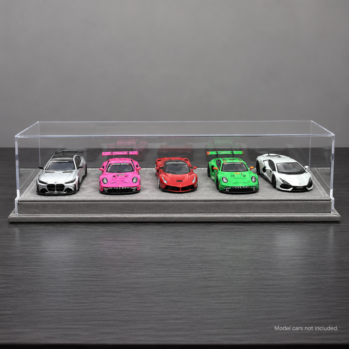 1:64 & 1:43 Acrylic Display Case — Grey Base