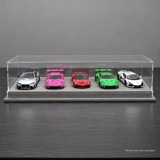 1:64 & 1:43 Acrylic Display Case — Grey Base