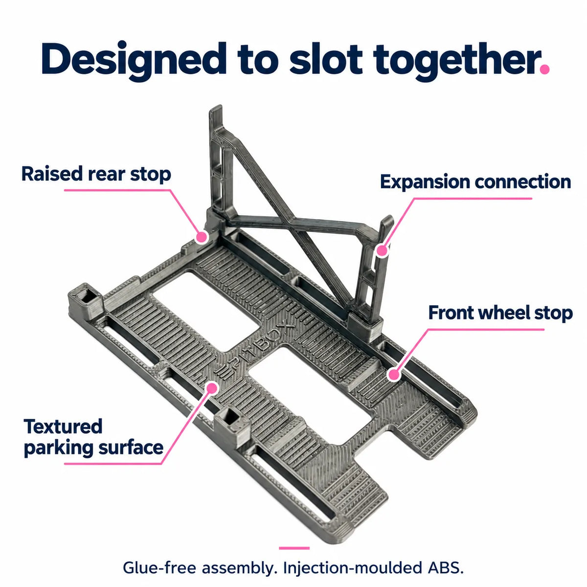 1:64 Modular Car Display Rack — 10-Space Kit