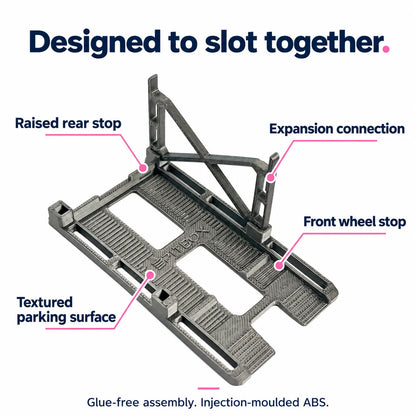 1:64 Modular Car Display Rack — 10-Space Kit