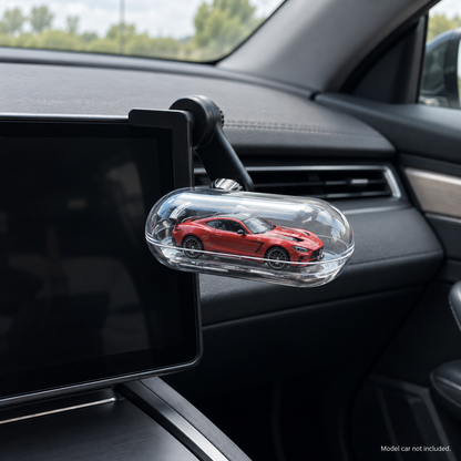 1:64 In-Car Model Display Case — Clear Capsule