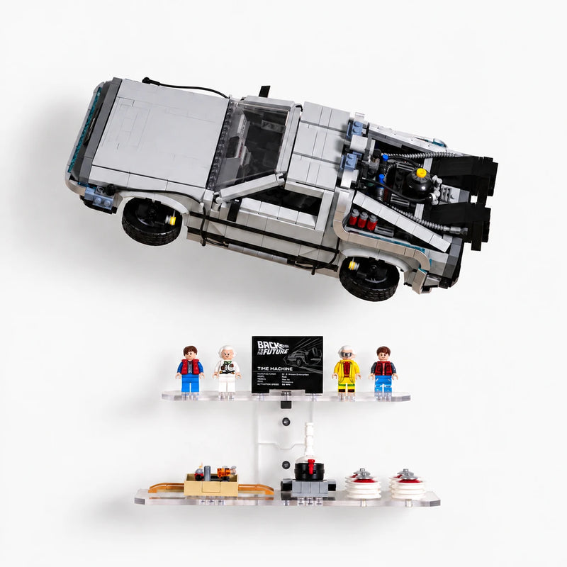 Wall Mount for LEGO 10300 Back to the Future Time Machine