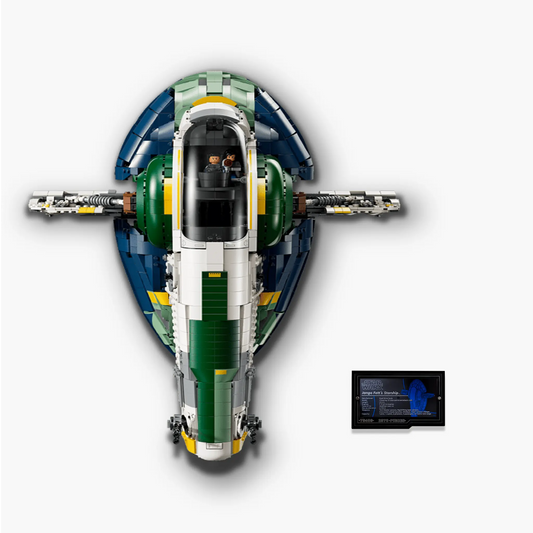 Wall mount for Lego Star Wars™ 75409 Jango Fett's Firespray-Class Starship