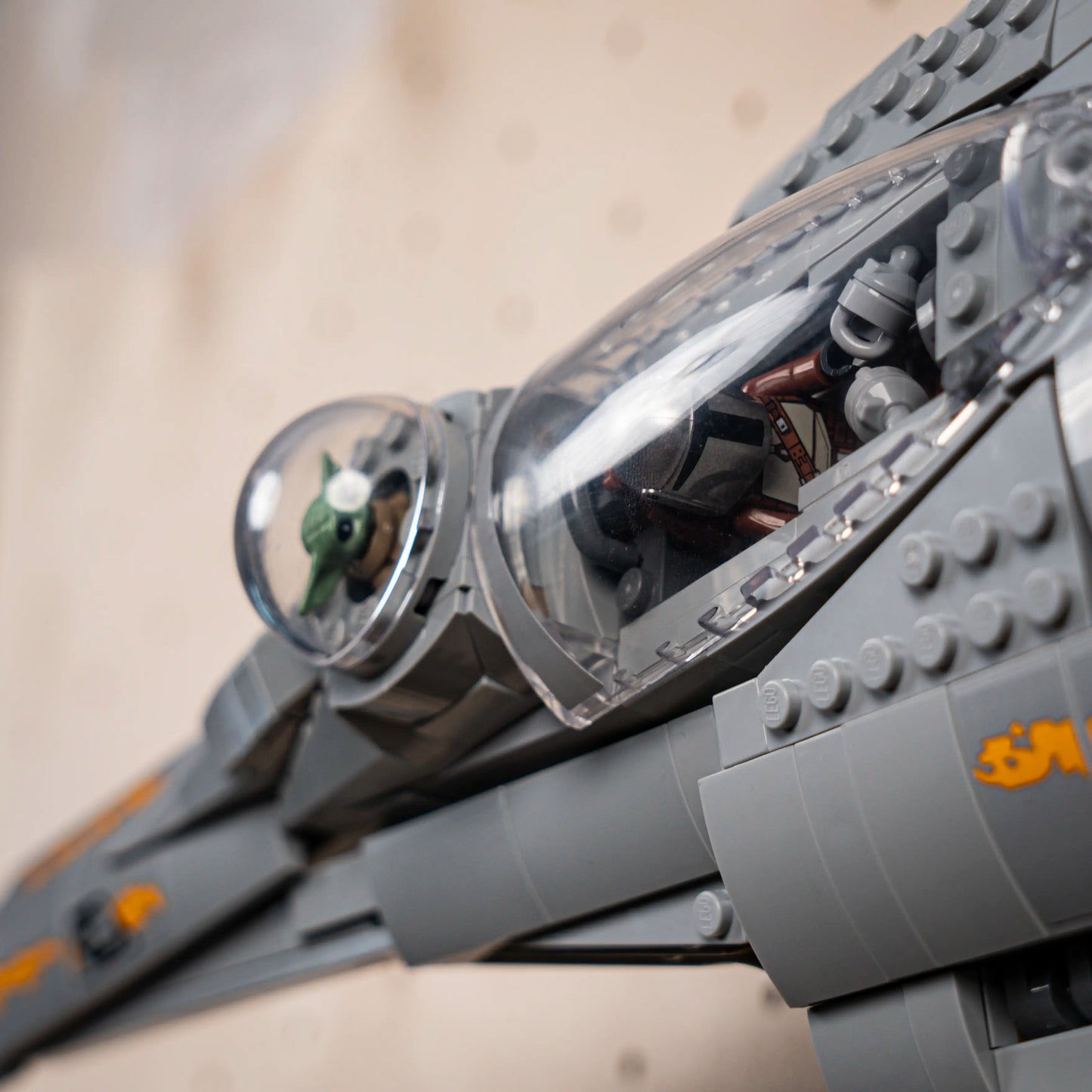 Wall Mount Display for Lego 75442 Star Wars™ The Mandalorian's N-1 Starfighter™