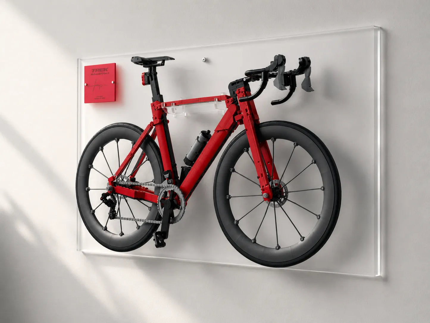 Acrylic Wall Mount Bracket for LEGO® Icons 11380 Road Bike
