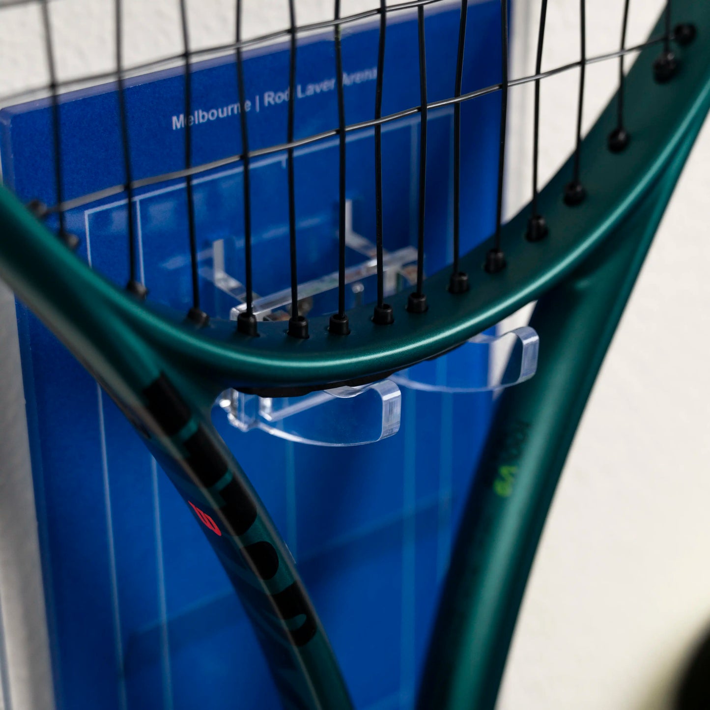 Acrylic Tennis Racket Wall Mount – Essential Clear