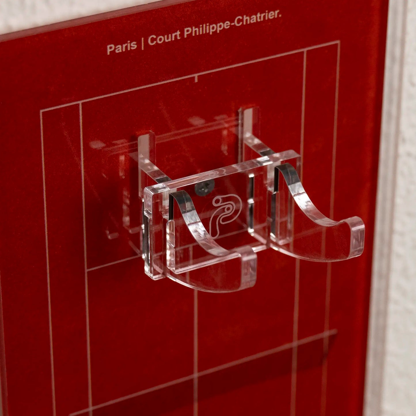 Acrylic Tennis Racket Wall Mount – Essential Clear