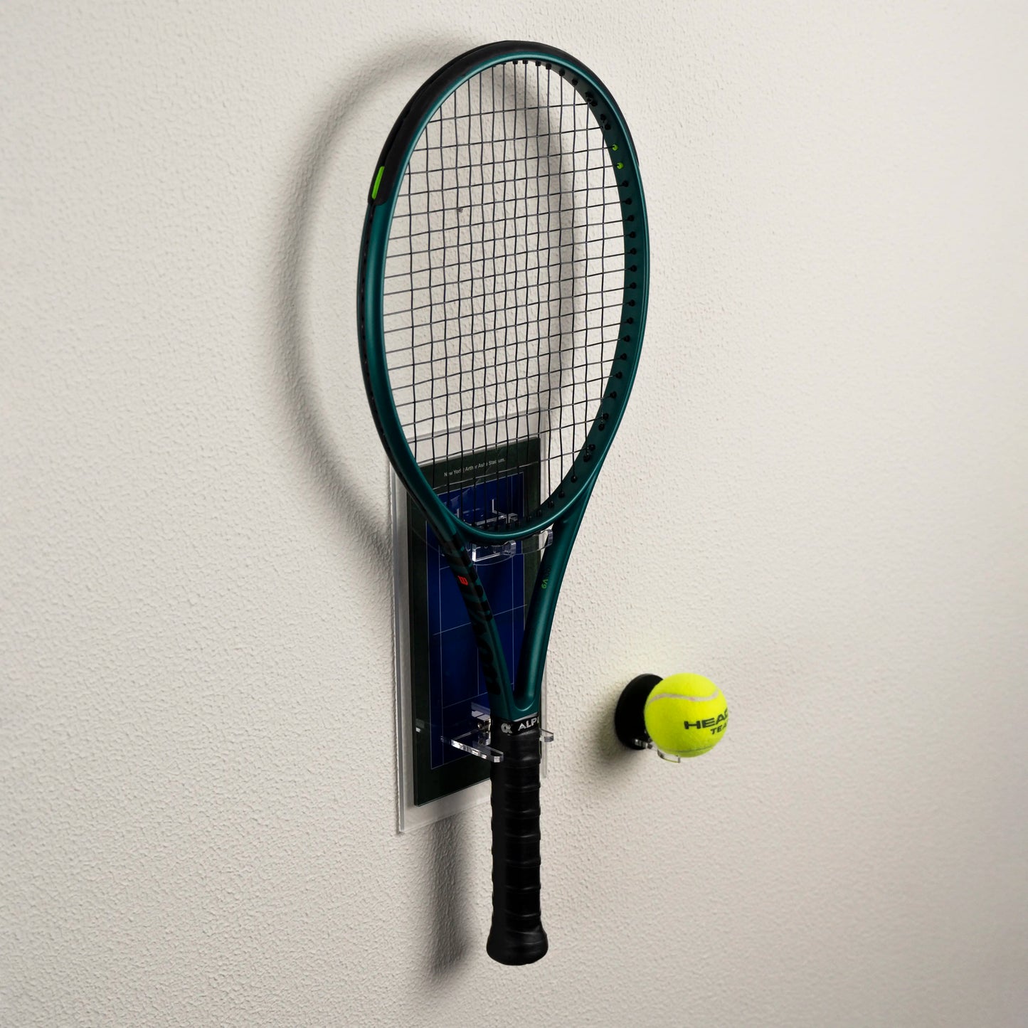 Acrylic Tennis Racket Wall Mount – Essential Clear
