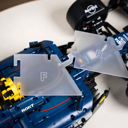 Acrylic Wall Mount for LEGO Technic 42206 Red Bull Racing RB20 F1 Car