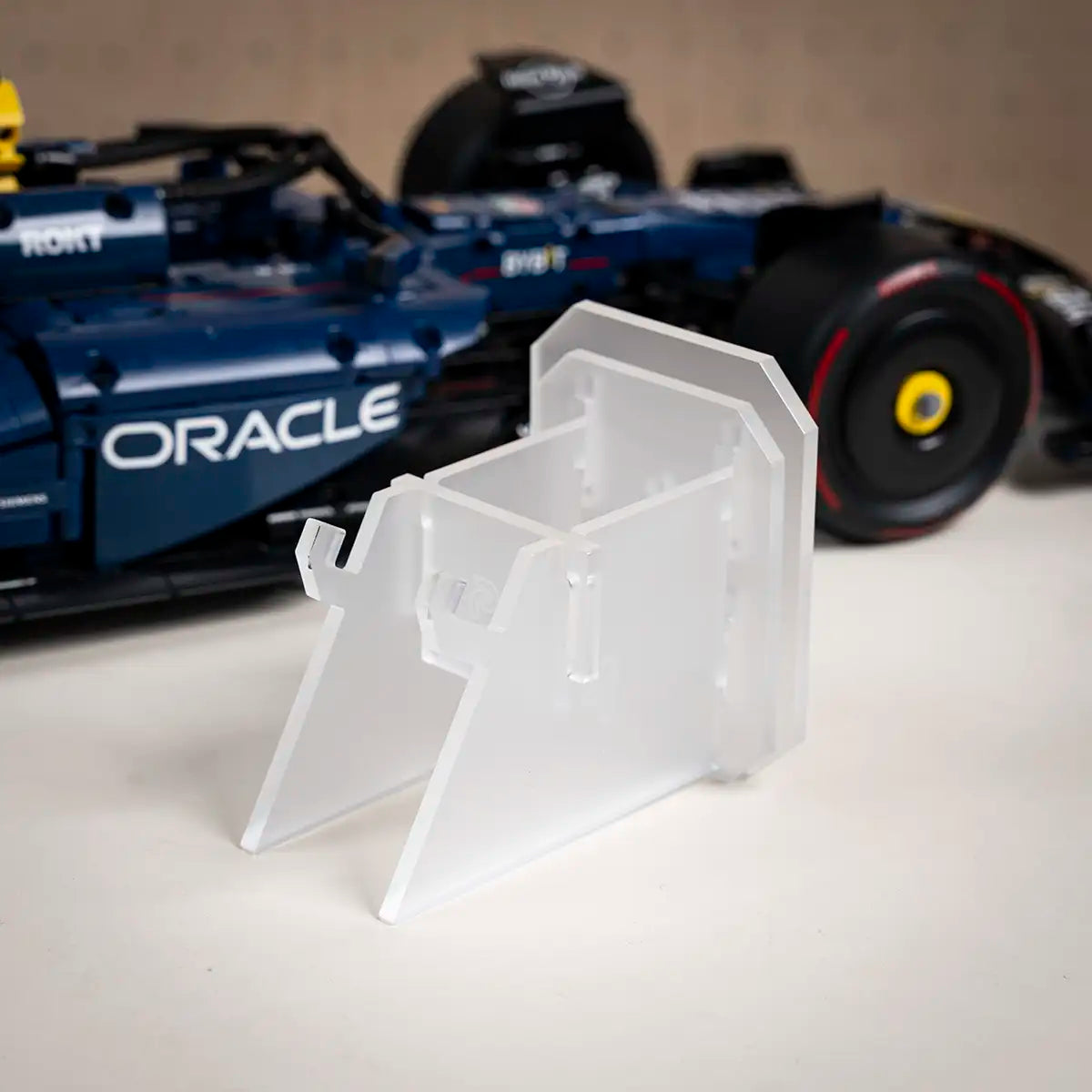 Acrylic Wall Mount for LEGO Technic 42206 Red Bull Racing RB20 F1 Car