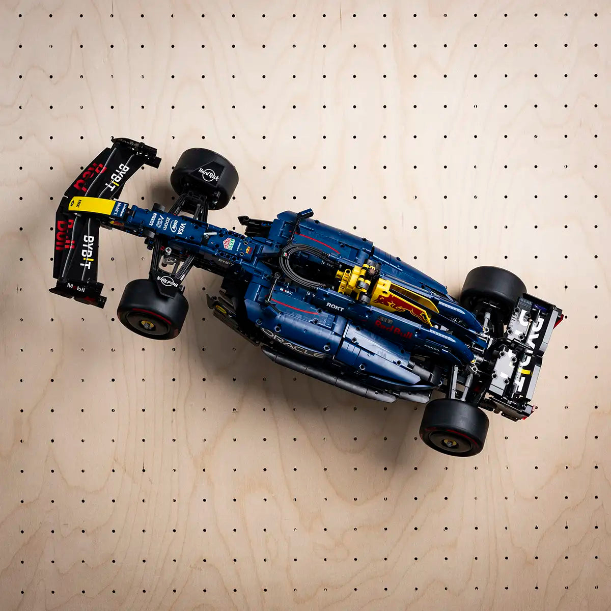 Acrylic Wall Mount for LEGO Technic 42206 Red Bull Racing RB20 F1 Car