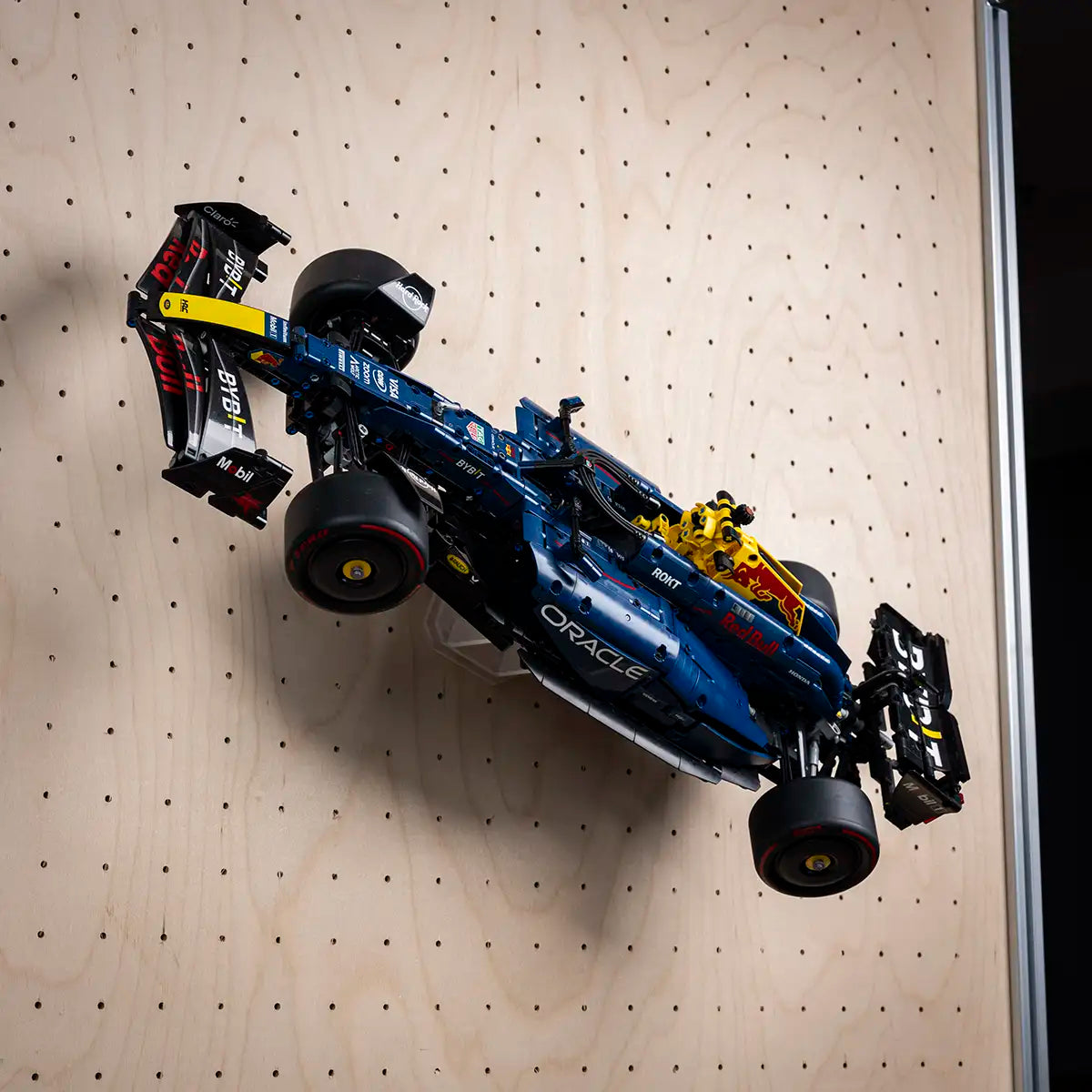 Acrylic Wall Mount for LEGO Technic 42206 Red Bull Racing RB20 F1 Car