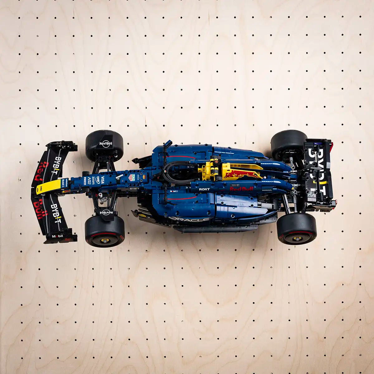 Acrylic Wall Mount for LEGO Technic 42206 Red Bull Racing RB20 F1 Car