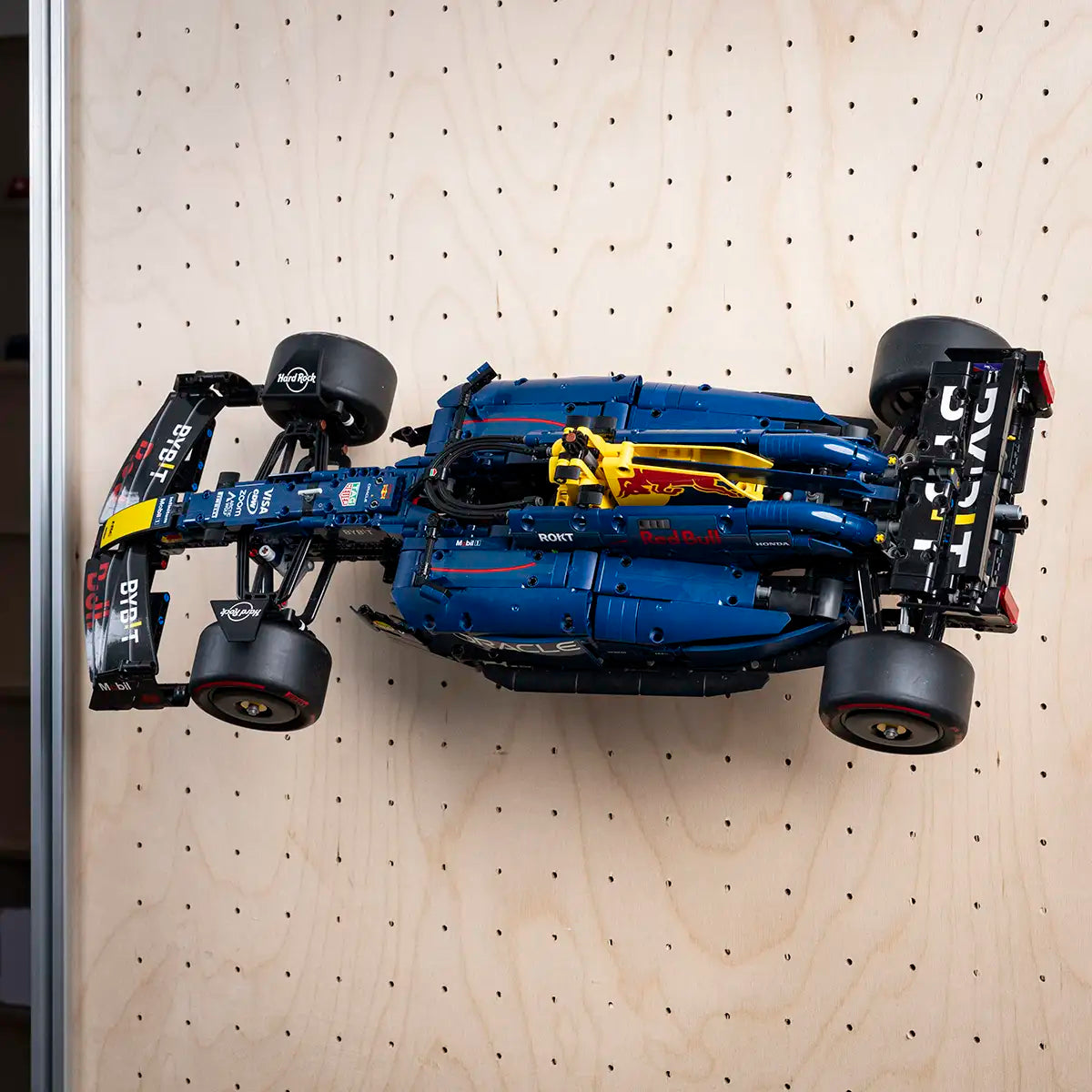Acrylic Wall Mount for LEGO Technic 42206 Red Bull Racing RB20 F1 Car