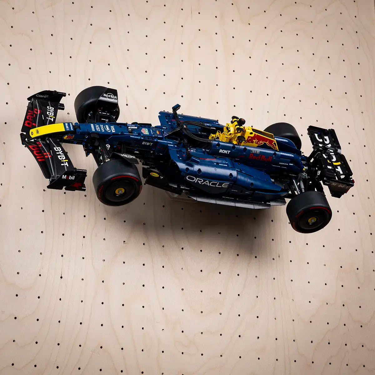 Acrylic Wall Mount for LEGO Technic 42206 Red Bull Racing RB20 F1 Car