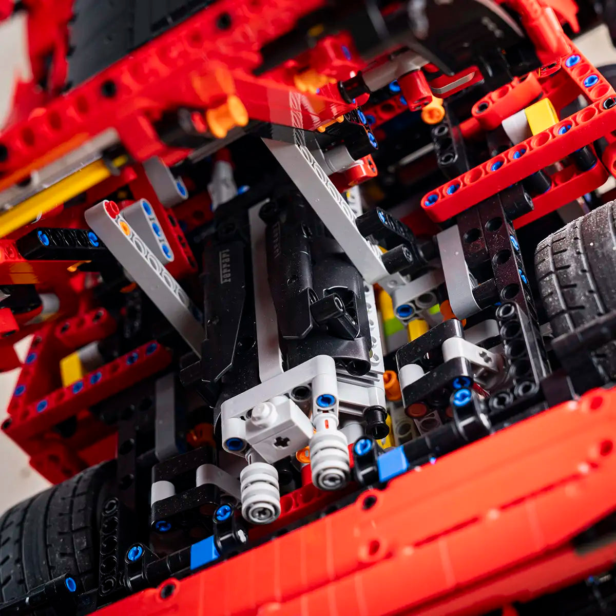 Acrylic Wall Mount for LEGO Technic 42143 Ferrari Daytona SP3 with Display Plaque
