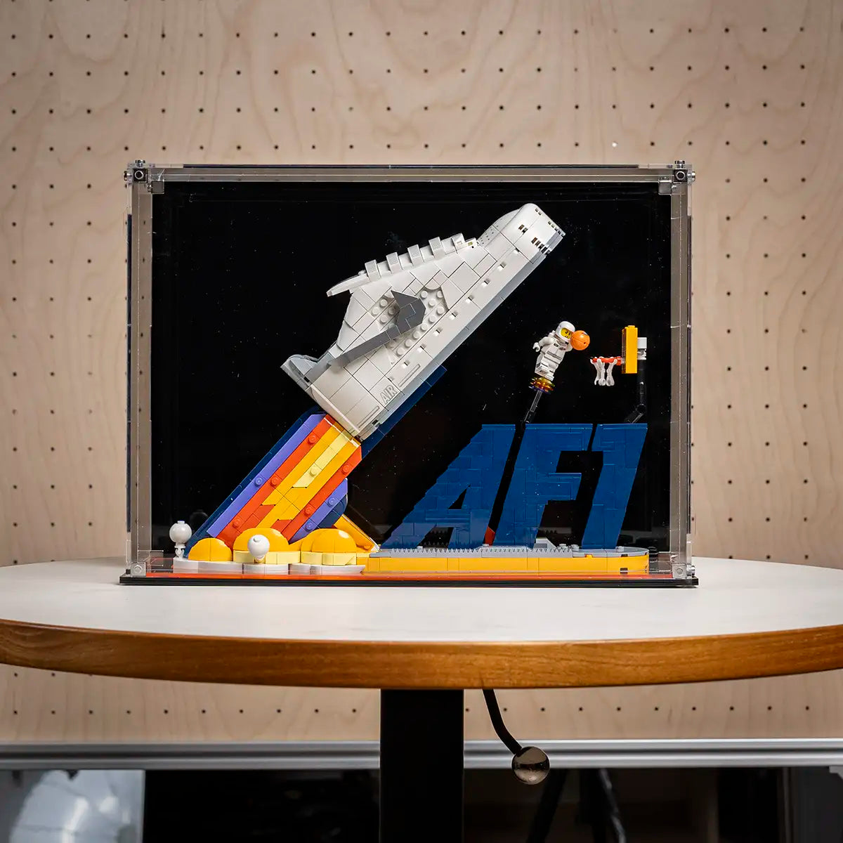 Display Case for LEGO® 43026 Nike Air Force 1 — Desktop & Wall Mount