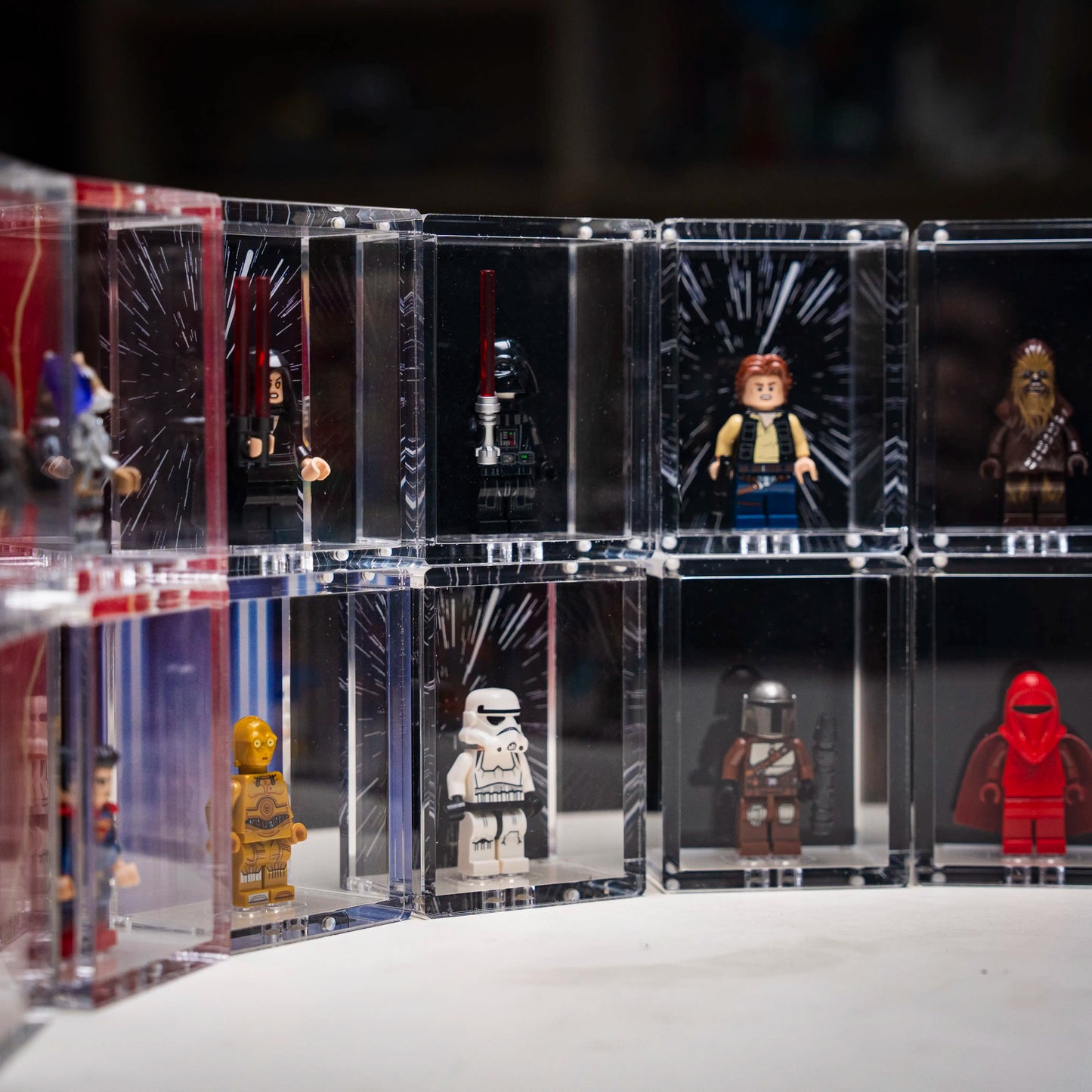Display case For LEGO® Minifigures  Super Ultra-high Translucent Acrylic
