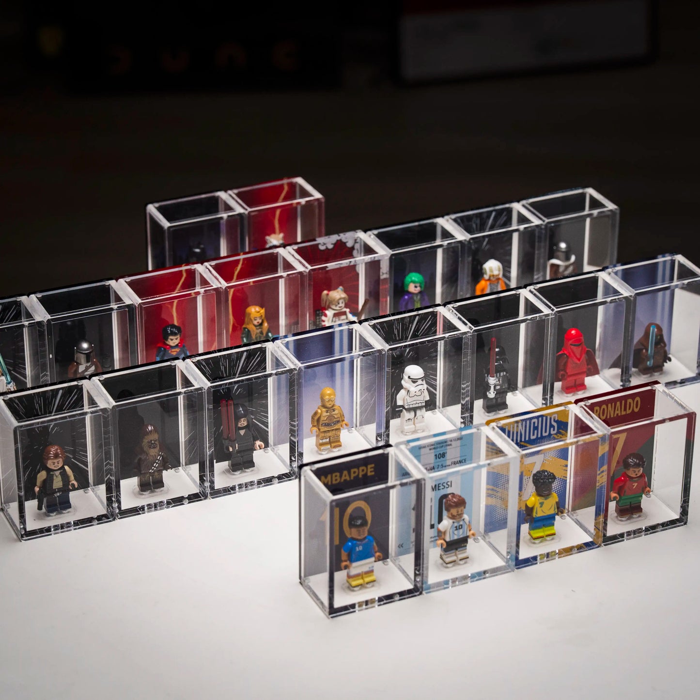 Display case For LEGO® Minifigures  Super Ultra-high Translucent Acrylic