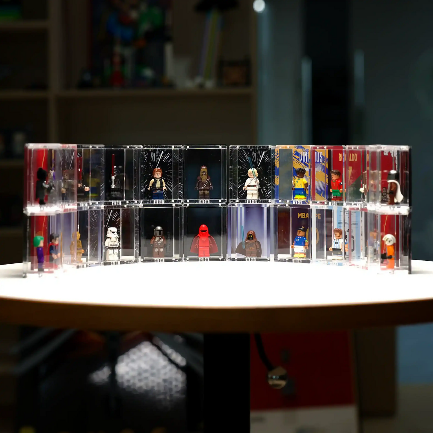 Display case For LEGO® Minifigures  Super Ultra-high Translucent Acrylic