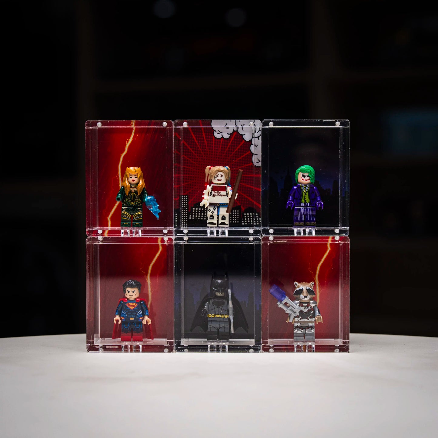 Display case For LEGO® Minifigures  Super Ultra-high Translucent Acrylic