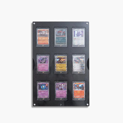 Magnetic Trading Card Wall Display – 9 Card | Mag Holders Included