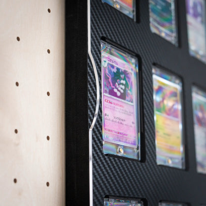 Magnetic Trading Card Wall Display – 9 Card | Mag Holders Included