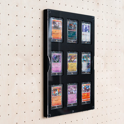 Magnetic Trading Card Wall Display – 9 Card | Mag Holders Included
