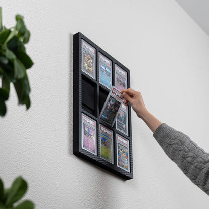 PSA & CGC Graded Card Wall Display – 9 Card