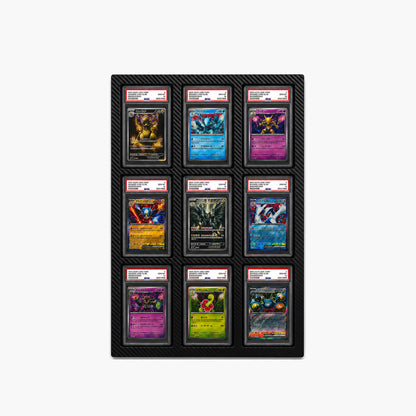 PSA & CGC Graded Card Wall Display – 9 Card