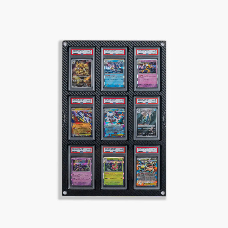 PSA & CGC Graded Card Wall Display – 9 Card