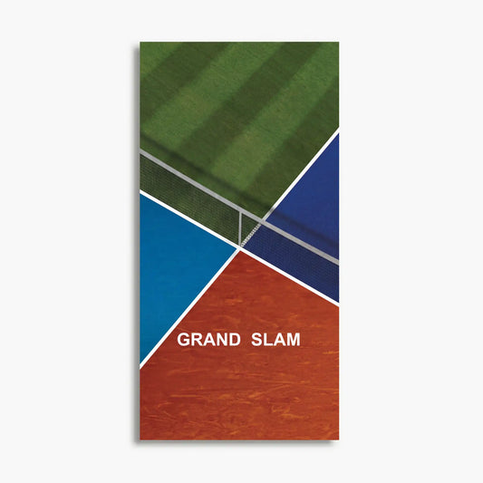 Grand Slam Edition Tennis Racket Wall Mount Display Board