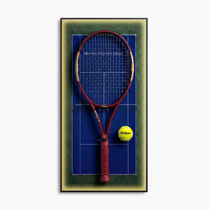 Lighting Tennis Racket Display Frame – Empire Hardcourt New York