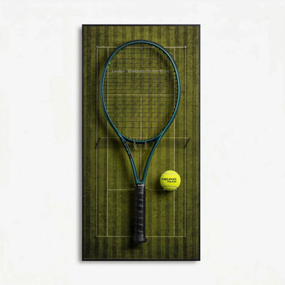 Premium Acrylic Tennis Racket Display– Pristine Lawn London