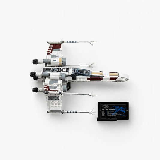 Wall mount display for Lego Star Wars™ 75355 X-Wing Starfighter