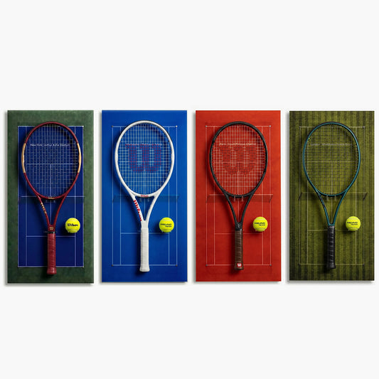 【Premium】Acrylic Tennis Racket Wall Mount Display Board