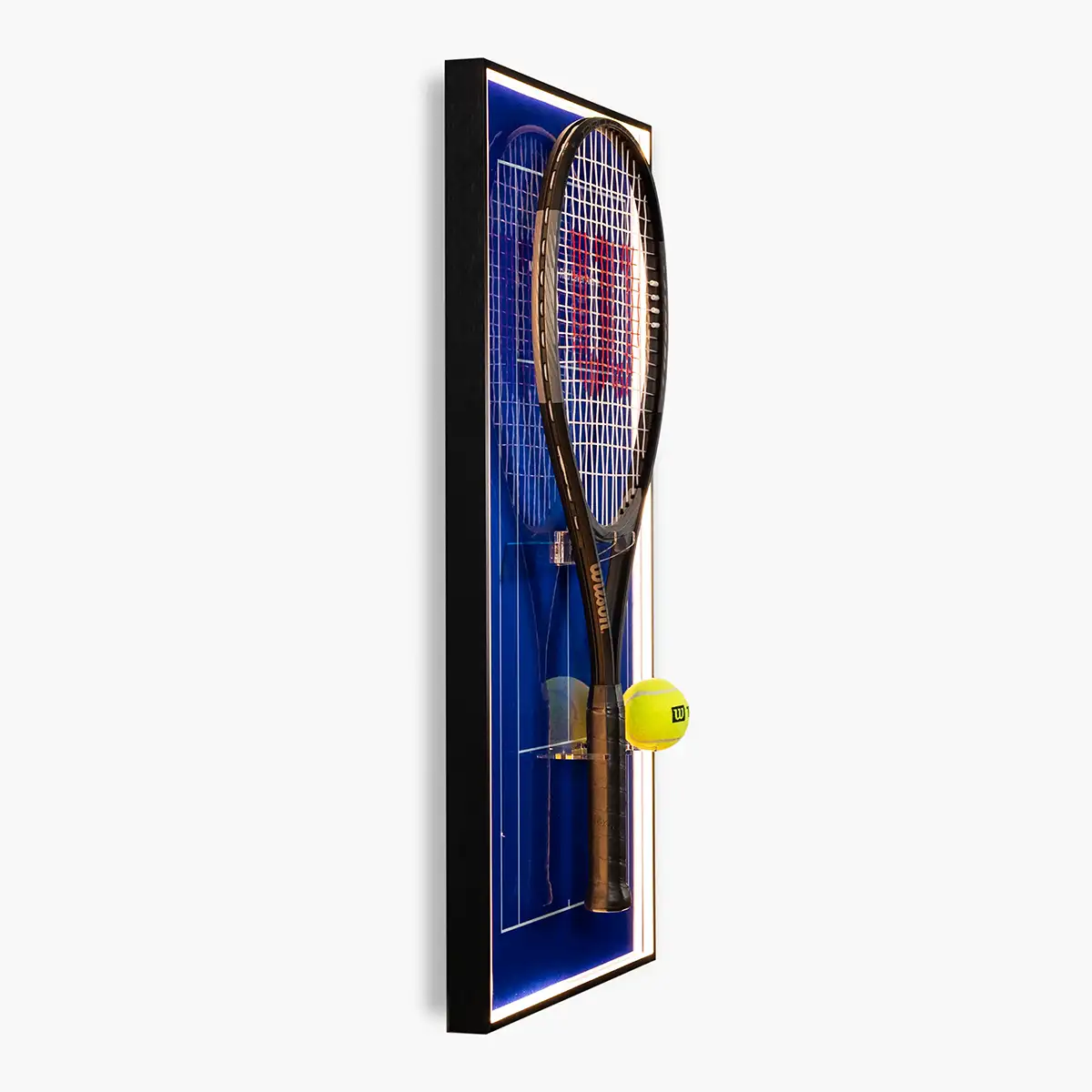 Lighting Tennis Racket Display Frame – Aussie Blue Melbourne