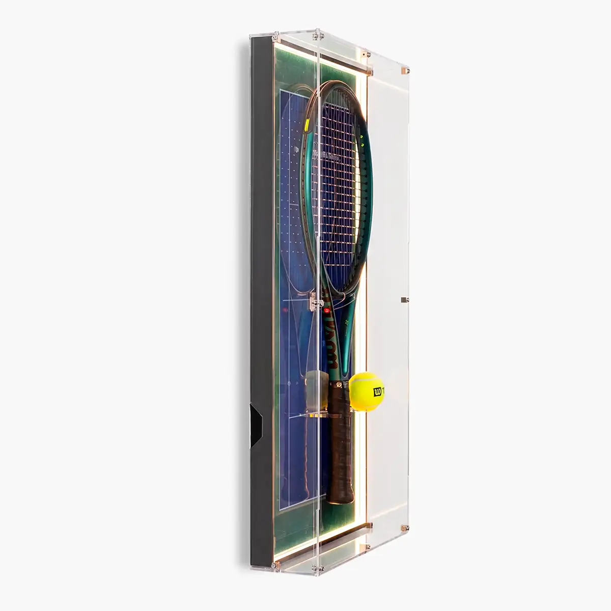 Acrylic Cover for Tenis Racket Display Frame – Ultra Clear & Dustproof