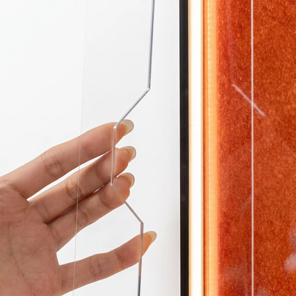 Acrylic Cover for Tenis Racket Display Frame – Ultra Clear & Dustproof