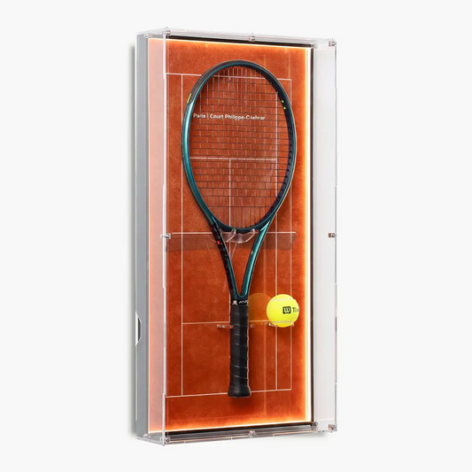 Acrylic Cover for Tenis Racket Display Frame – Ultra Clear & Dustproof